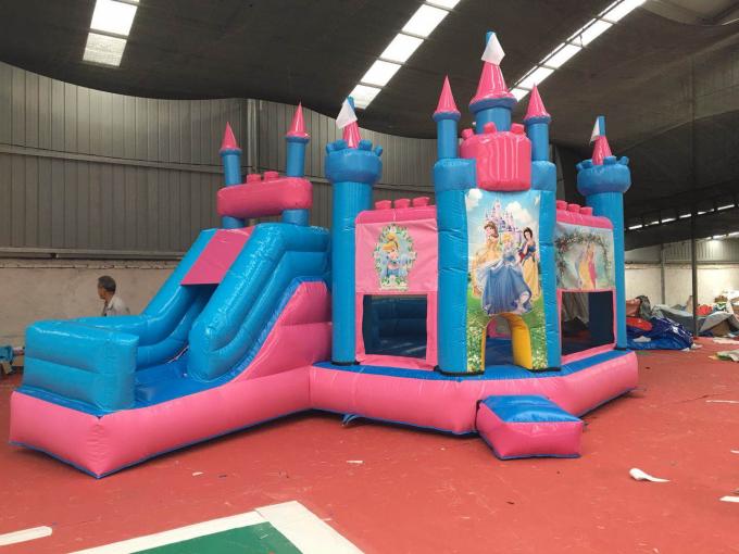 Prinzessin Inflatable Bounce House Combo/nervöses Haus mit Dia Soem-Service