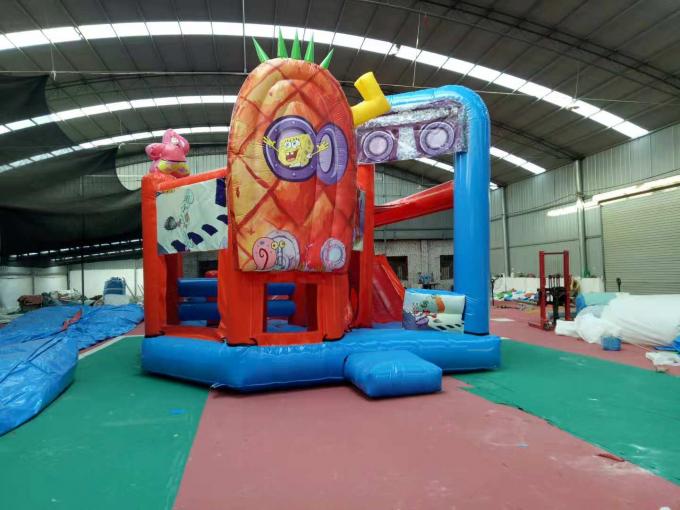 Sport im Freien Spongebob-Sprungs-Haus für die Kinder, die 5Mx 6M x 4M spielen
