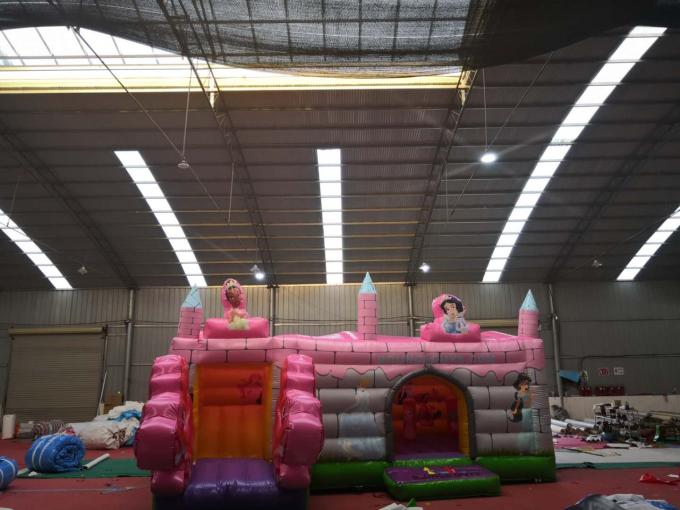 Riesiger wasserdichter kundengebundener Entwurf Prinzessin-Inflatable Castle Bounce House