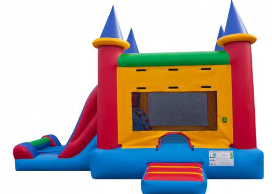 Removable PVC Triple Play Moonwalk Double Slide Combo 3 Years Warrenty