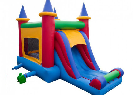 Removable PVC Triple Play Moonwalk Double Slide Combo 3 Years Warrenty