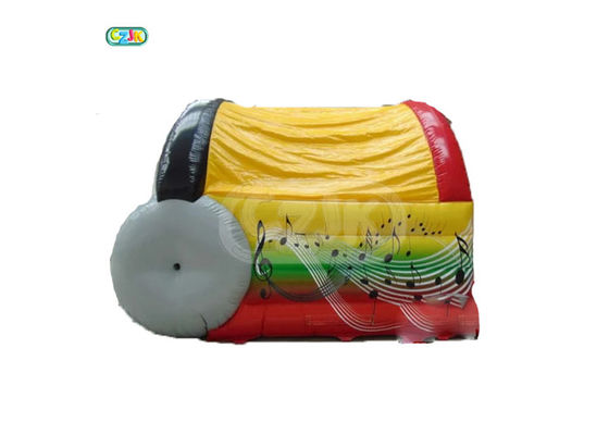 Headphone Inflatable Jumper Bouncer Moonwalk Bouncing Castle Bounce House